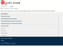 Tablet Screenshot of kiwikidscatalog.com